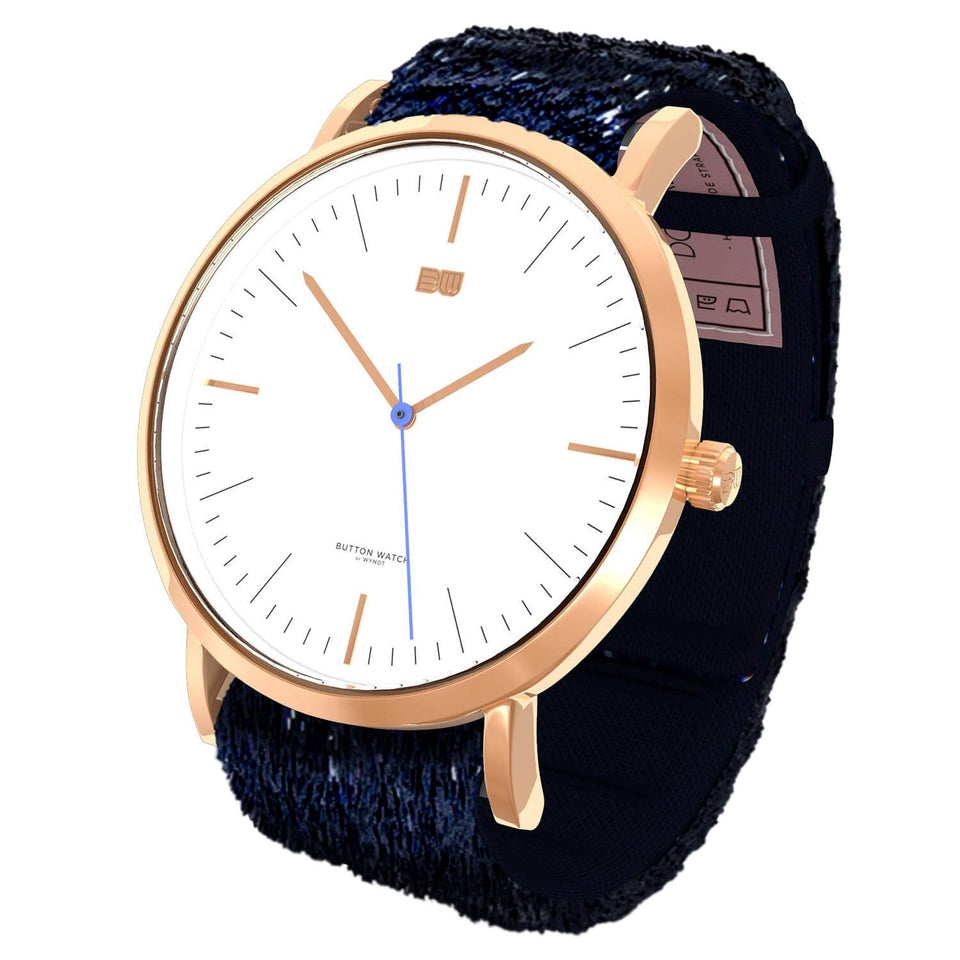 Velvet Blue & Rose Gold x Dolores Promesas